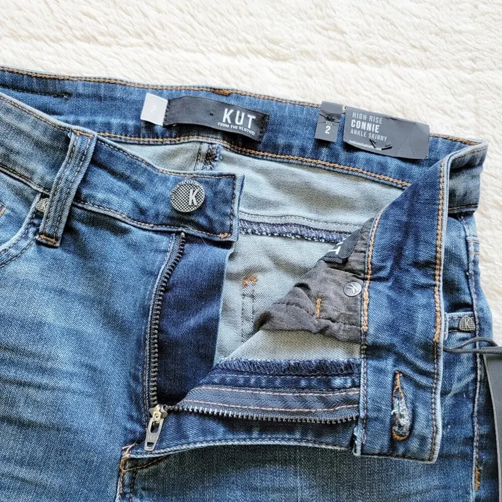 KFTK‎ Connie High Rise Skinny Ankle Jeans
